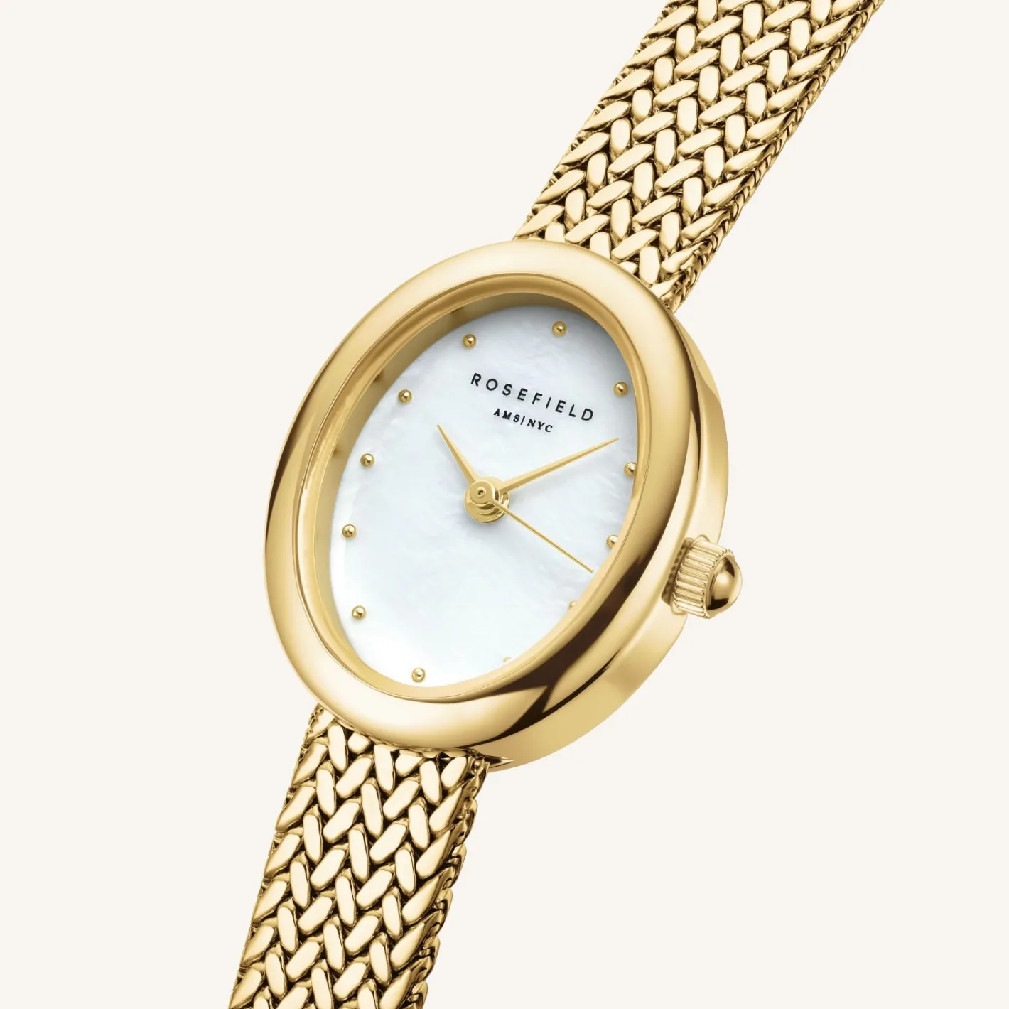 Rosefield Mini Oval Gold Discount