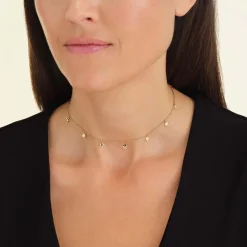 Rosefield Multi Coin Choker Gold Online