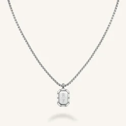 Rosefield Octagon Baguette Necklace Fashion