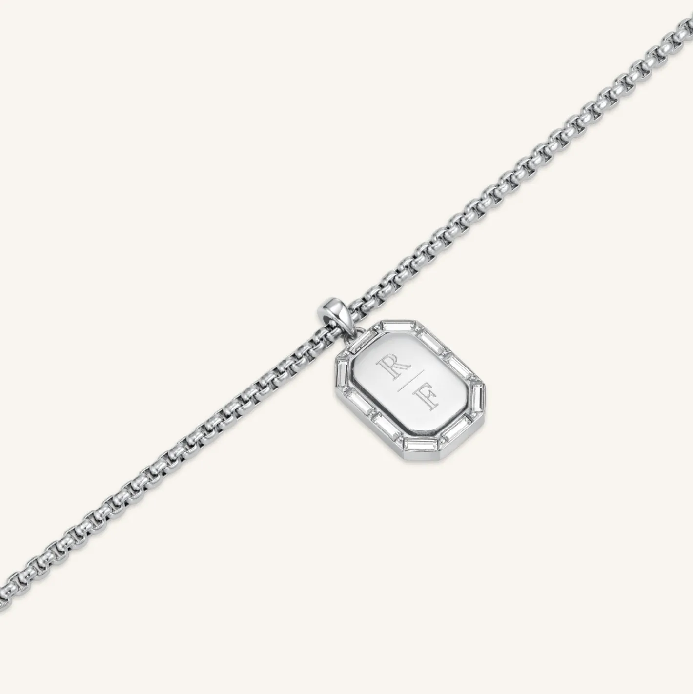 Rosefield Octagon Baguette Necklace Fashion