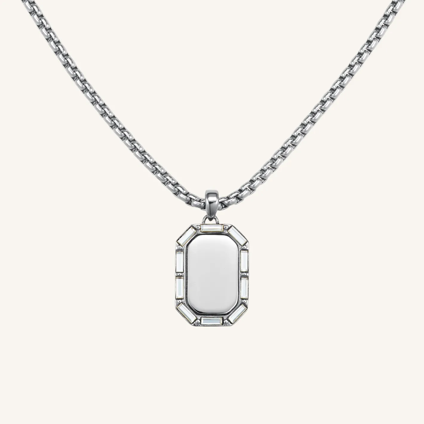 Rosefield Octagon Baguette Necklace Discount