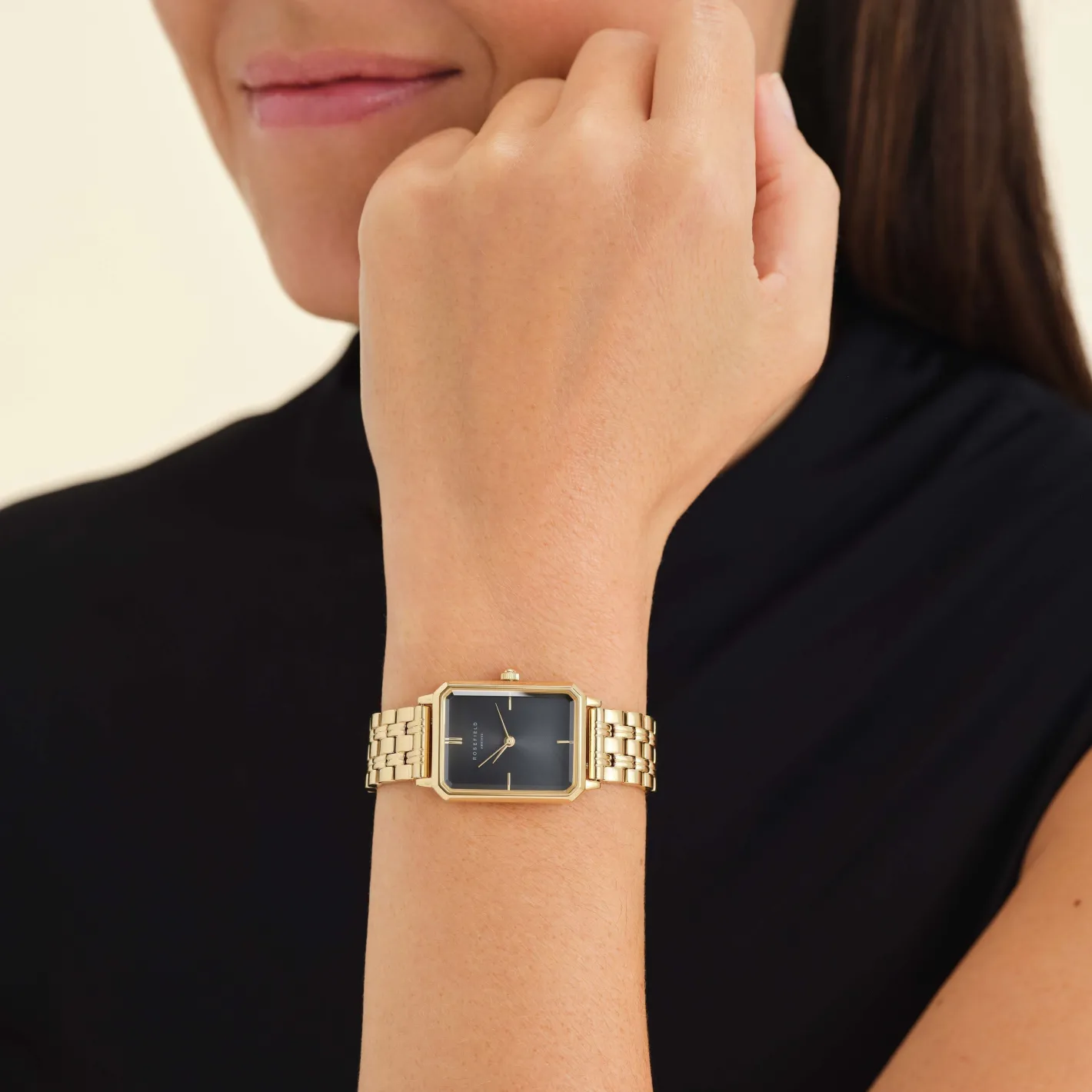 Rosefield Octagon Black Gold Hot