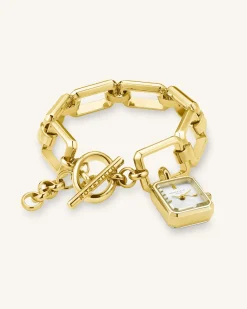 Rosefield Octagon Chain Gold Hot