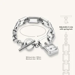 Rosefield Octagon Chain Silver Discount