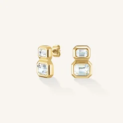 Rosefield Octagon Double Studs Online
