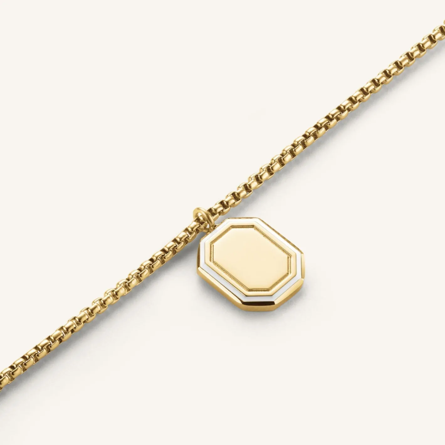 Rosefield Octagon Enamel Necklace Hot