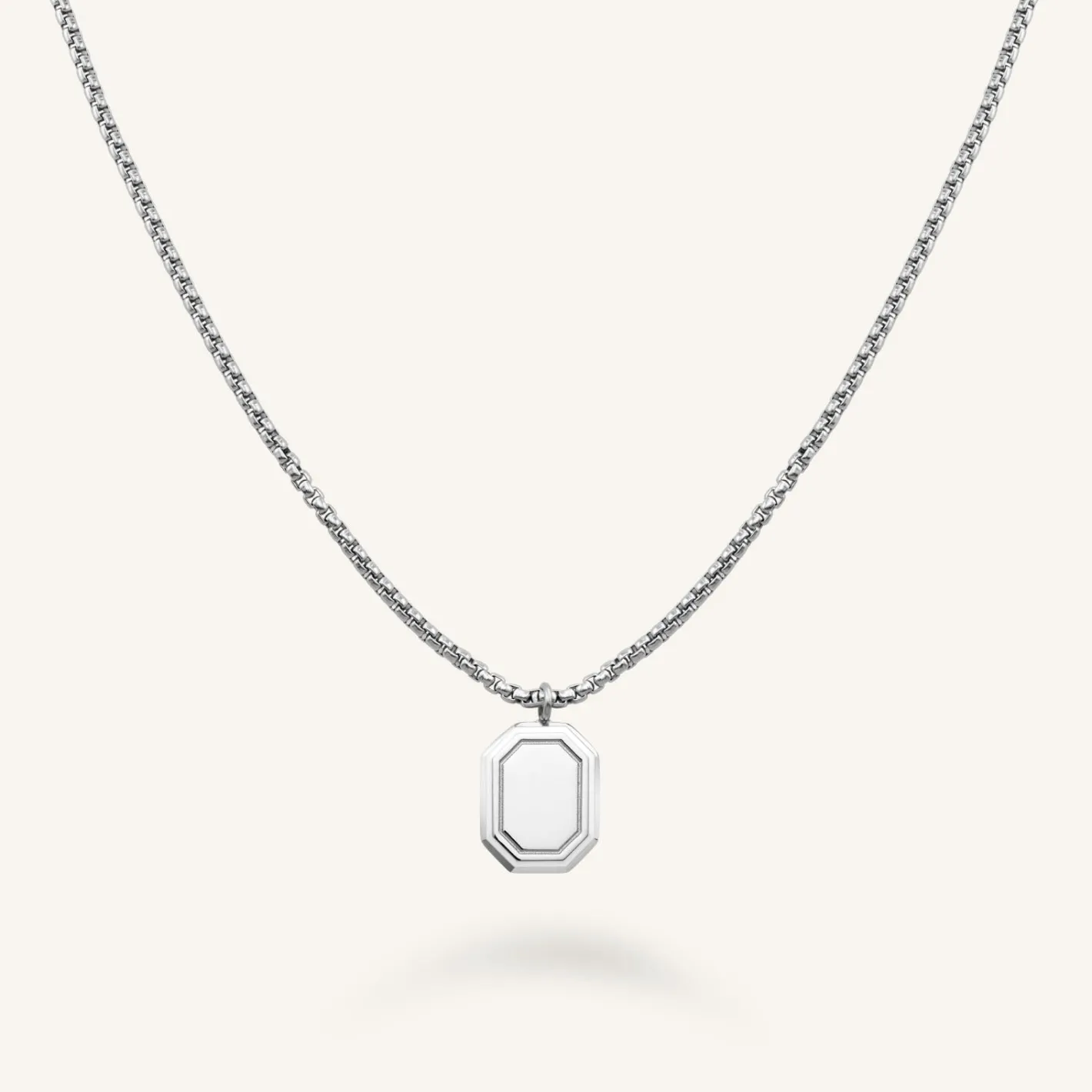 Rosefield Octagon Enamel Necklace Clearance