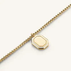 Rosefield Octagon Enamel Necklace Clearance