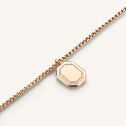 Rosefield Octagon Enamel Necklace Clearance