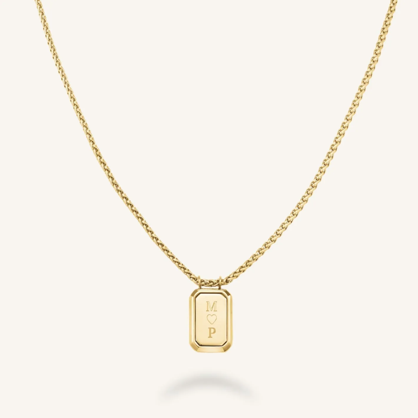 Rosefield Octagon Pendant Necklace New