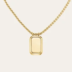 Rosefield Octagon Pendant Necklace Outlet
