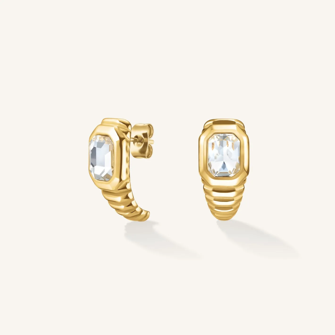 Rosefield Octagon Ridged Studs Best