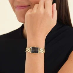 Rosefield Octagon XS Black Gold Hot