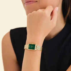 Rosefield Octagon XS Emerald Fashion