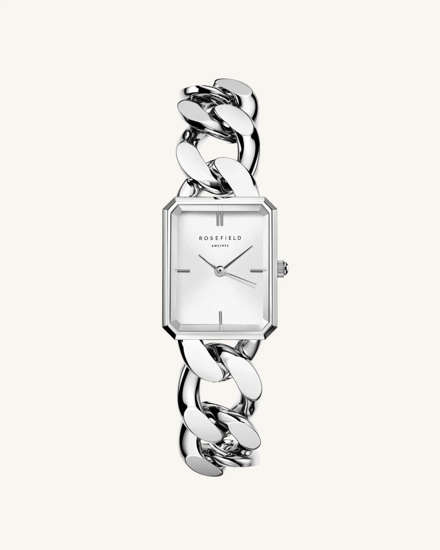 Rosefield Octagon XS Studio Silver New