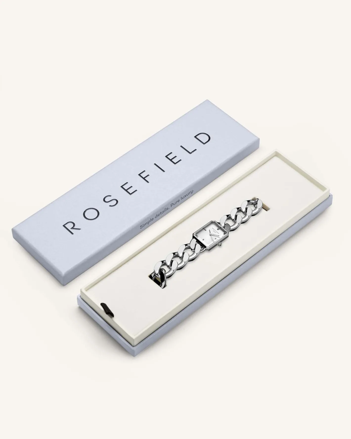 Rosefield Octagon XS Studio Silver New