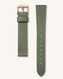 Rosefield Olive green Rose gold Strap Best