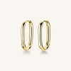 Rosefield Oval Hoops Gold Discount