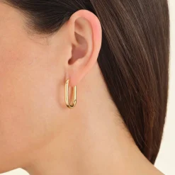 Rosefield Oval Hoops Gold Discount
