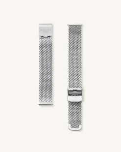Rosefield Oval Pearl Silver Mesh Outlet