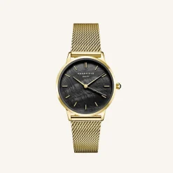 Rosefield Pearl Edit Mesh Black Gold Discount