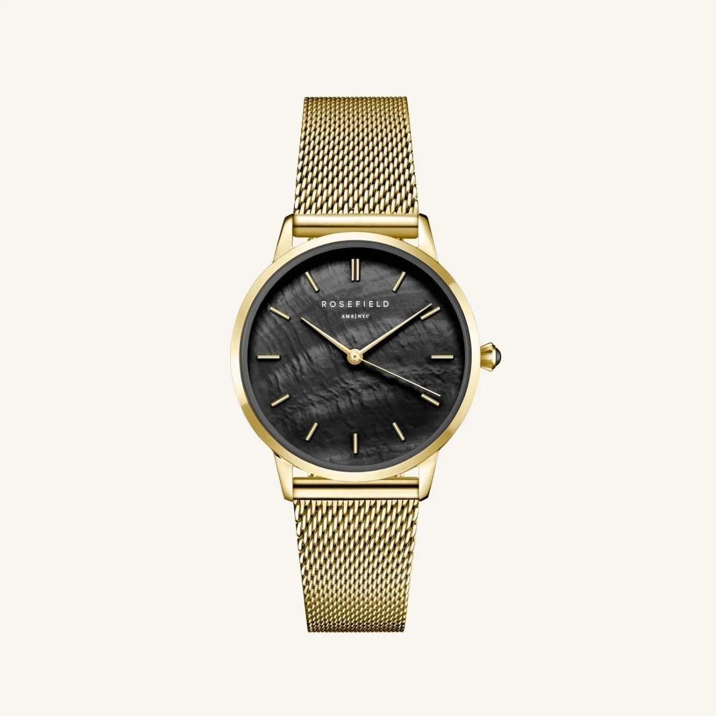 Rosefield Pearl Edit Mesh Black Gold Discount