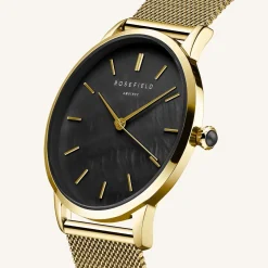 Rosefield Pearl Edit Mesh Black Gold Discount