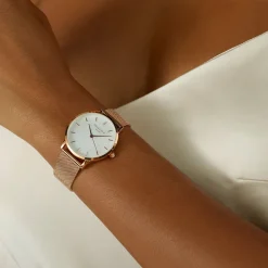 Rosefield Pearl Edit Mesh Rosegold New