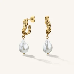 Rosefield Pearl Hoops Best