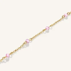 Rosefield Pink Stone Bracelet Outlet