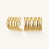 Rosefield Ribbed Earrings Online