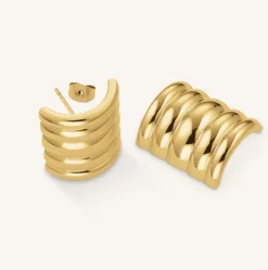 Rosefield Ribbed Earrings Online