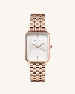 Rosefield Rose Gold Steel Strap Clearance