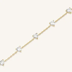Rosefield Row Hearts Bracelet Discount