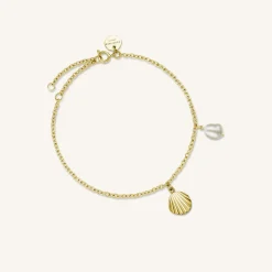 Rosefield Shell and pearl bracelet Outlet
