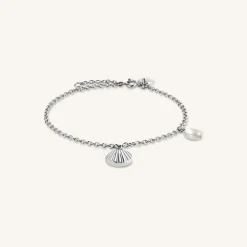 Rosefield Shell and pearl bracelet Outlet