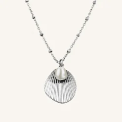 Rosefield Shell and pearl necklace Clearance