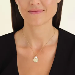 Rosefield Shell and pearl necklace Clearance