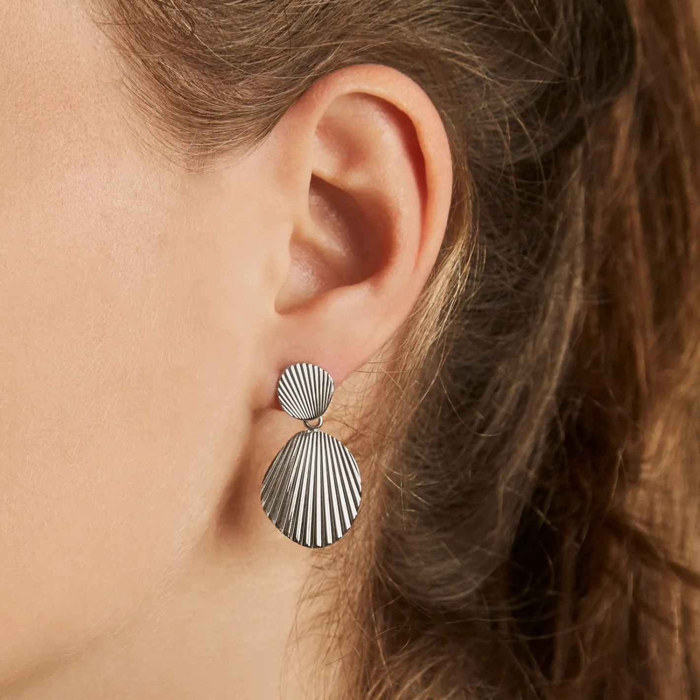 Rosefield Shell earrings Fashion