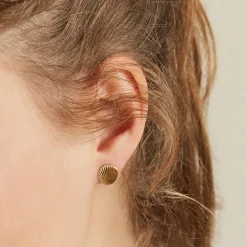 Rosefield Shell studs Hot