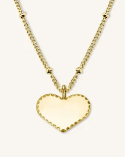 Rosefield Single Heart Necklace Fashion