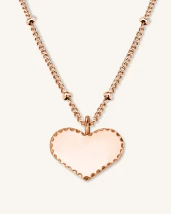Rosefield Single Heart Necklace Fashion