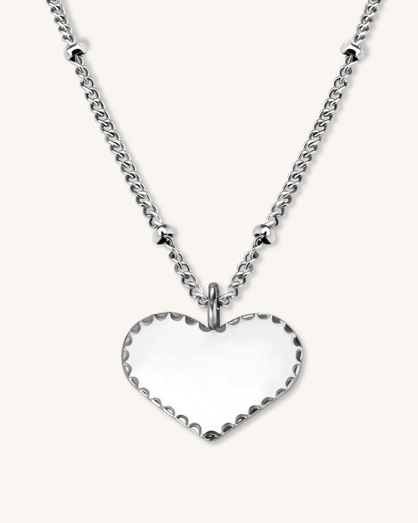 Rosefield Single Heart Necklace Fashion