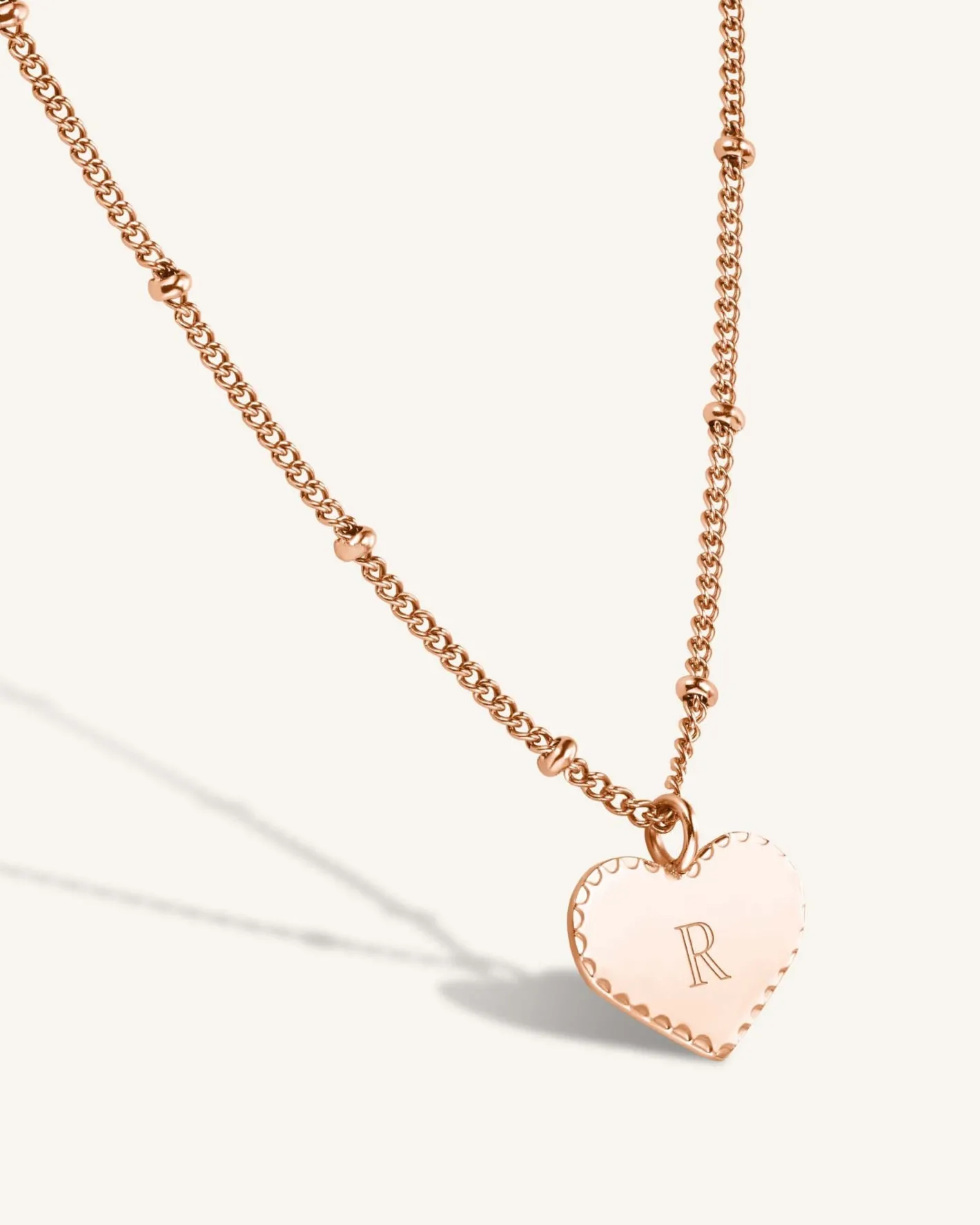 Rosefield Single Heart Necklace Fashion