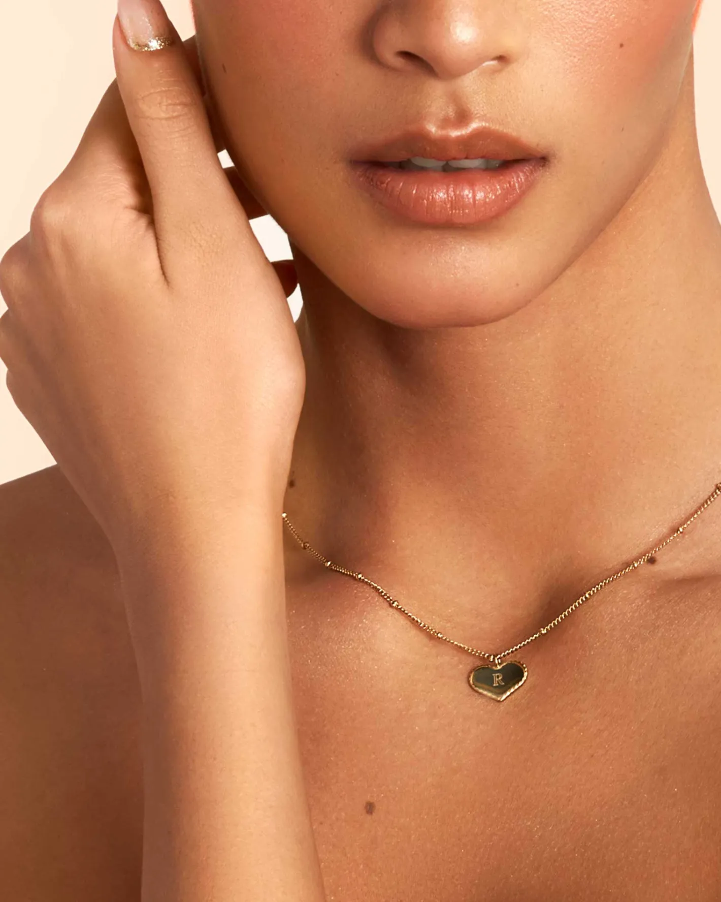 Rosefield Single Heart Necklace Fashion