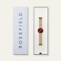 Rosefield Small Edit Burgundy Hot