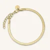 Rosefield Snake Bracelet Gold Fashion