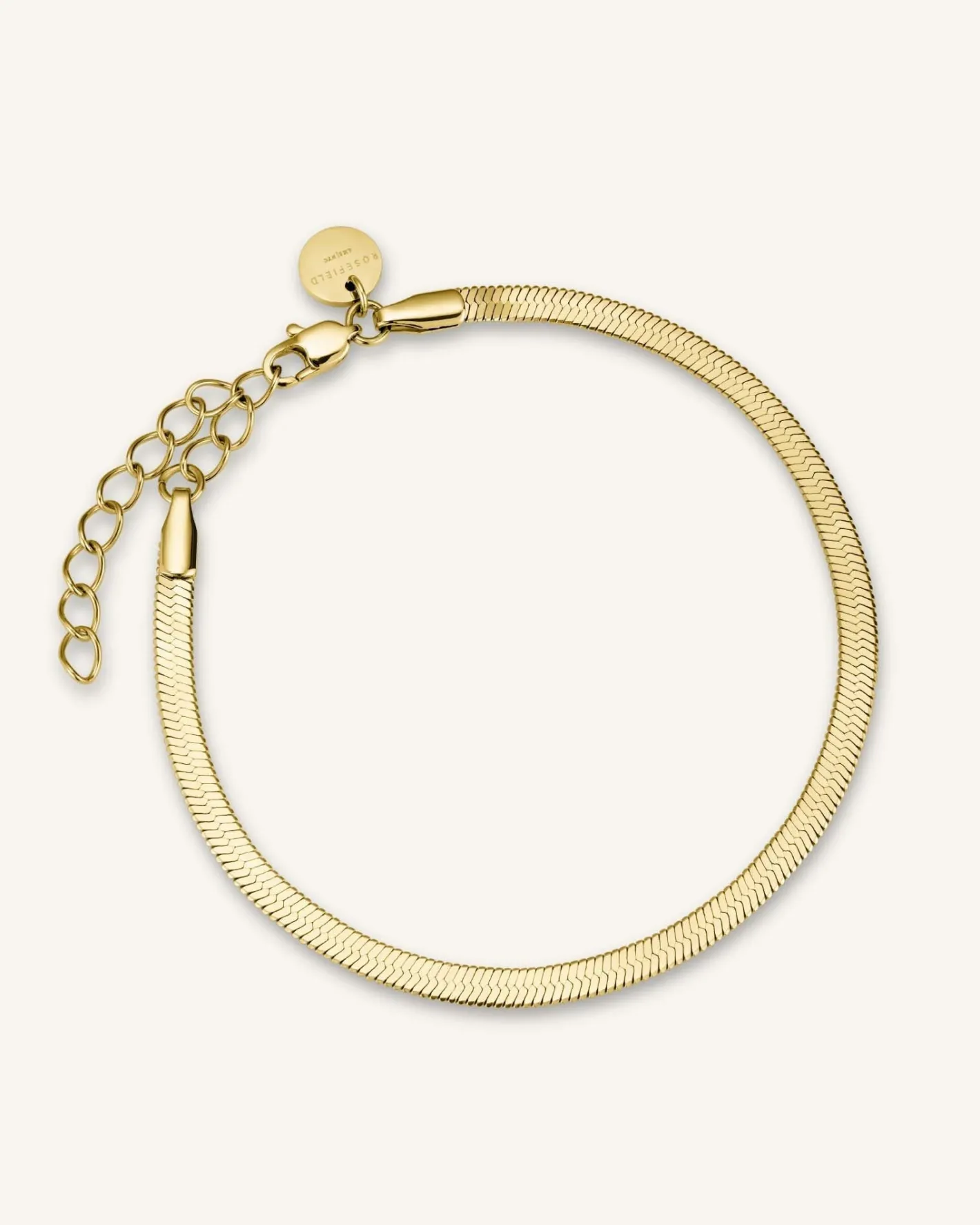 Rosefield Snake Bracelet Gold Fashion