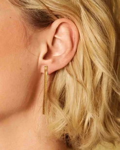 Rosefield Snake Earrings Gold Hot