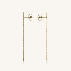 Rosefield Snake Earrings Gold Hot